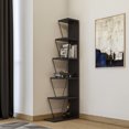 thumbnail image 1 of Kalune Design - Tlos - Anthracite,Black Bookshelf, 1 of 4