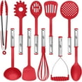 thumbnail image 1 of Kaluns 10 Pcs Kitchen Utensils Set – Nylon & Stainless Steel Cooking Utensil Set – Non-Stick, Heat Resistant Cookware Utensils – Kitchen Essentials, 1 of 7