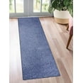 thumbnail image 1 of Kaluns Runner Rug, Hallway Runnert, Super Absorbent Rug Runner, Doormats for Entrance Way, Non Slip PVC Waterproof Backing, Machine Washable (2'x6' Runner, Blue), 1 of 6