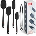 thumbnail image 1 of Kaluns Silicone Spatula, 4 Piece Rubber Spatula Set, Heat Resistant Non-Stick Kitchen Tools, 1 of 10