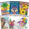 thumbnail image 1 of Kalysky 3 PCS Adult Coloring Books, Flowers Nature Landscapes Animals,Coloring Book for Adults,Brain Game, 1 of 10