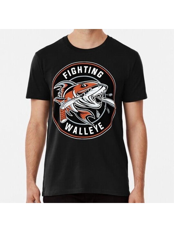 Kam River Fighting Walleye Size S to 5XL Made in the USA T-Shirt