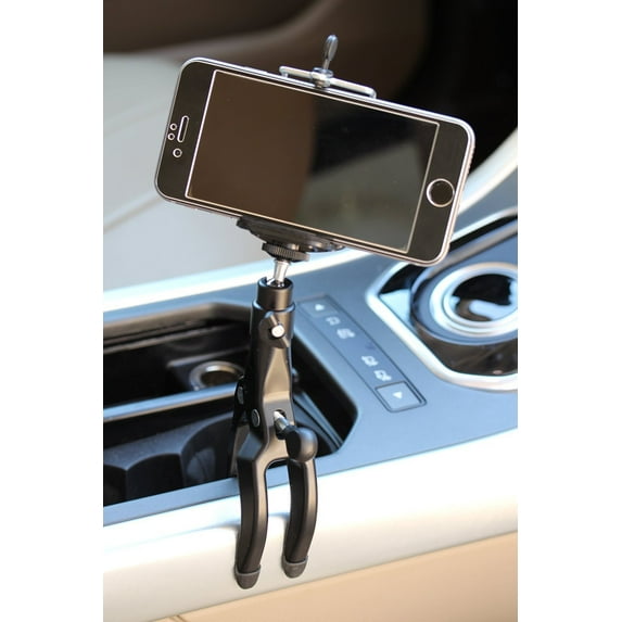 XPACK Car phone holder Universal iPhone car Mount Phone, sensor clamp anywhere grip anything with 360 Rotating swivel head for all phones