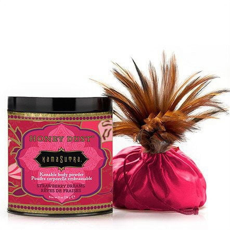 Kama Sutra Honey Dust Body Powder, Strawberry Dreams, 6 Oz