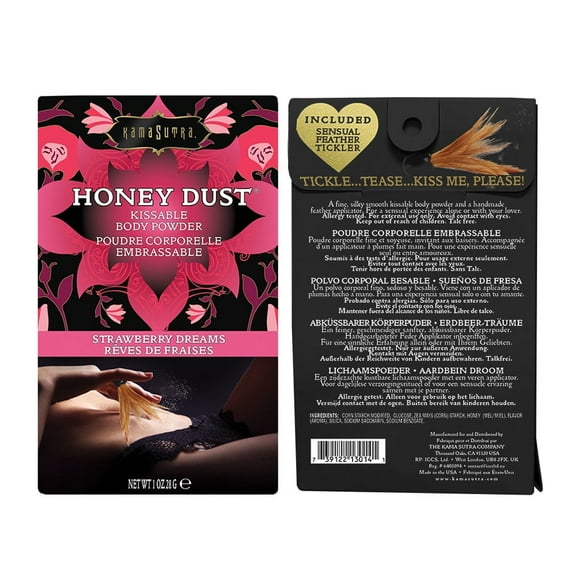 Kama Sutra Honey Dust Strawberry Dreams Silicone Lubricant 1 Oz