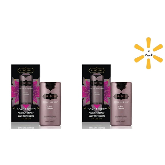Kama Sutra Love Liquid Water Based Lubricant - 2 Pack