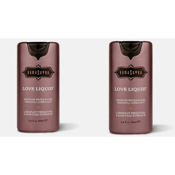 Kama Sutra Love Liquid Water-Based Lubricant (Pack of 2)