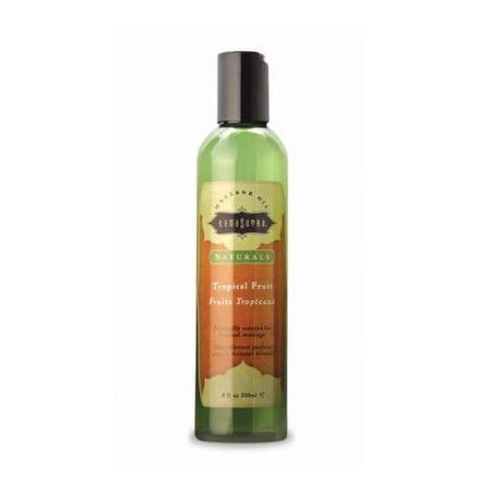 Kama Sutra Massage Oil, Tropical Fruits, 8 Oz