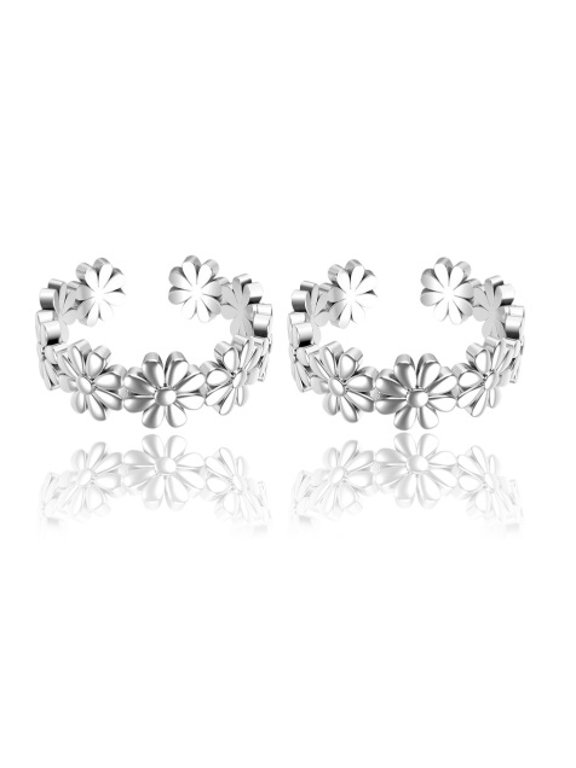 Ethnic Silver Toe ring Pair