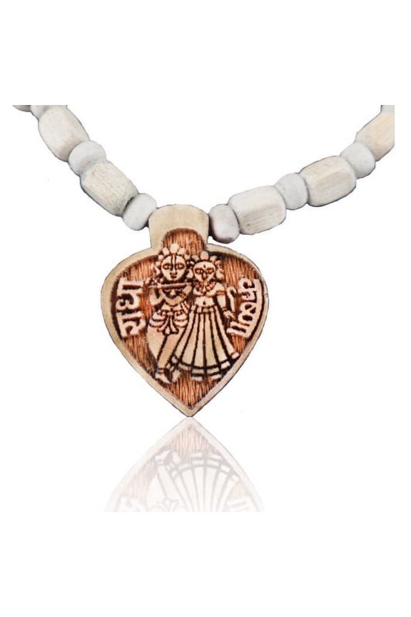Radha krishnaTulsi bead Necklace pendant
