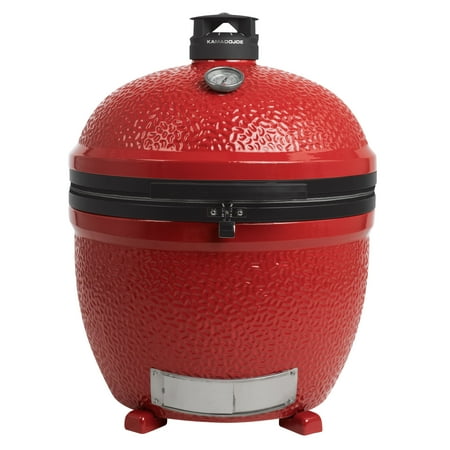 Kamado Joe Big Joe II 24 Inch Ceramic Outdoor Charcoal Grill BBQ without Cart