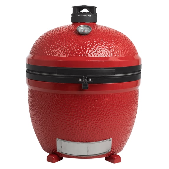 Kamado Joe Big Joe II 24 Inch Ceramic Outdoor Charcoal Grill BBQ without Cart