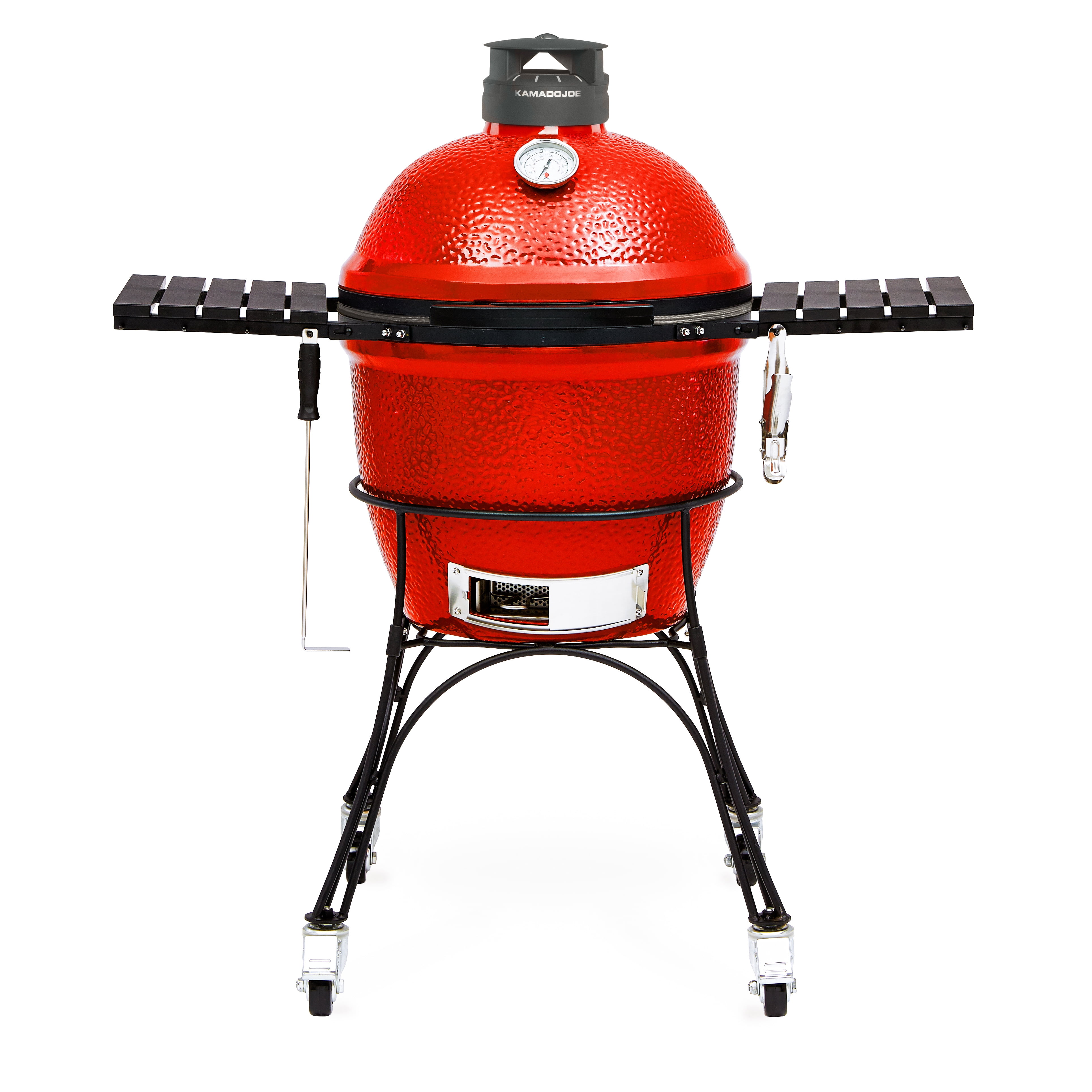 Kamado Joe Classic II 18 inch Charcoal Grill in Blaze Red