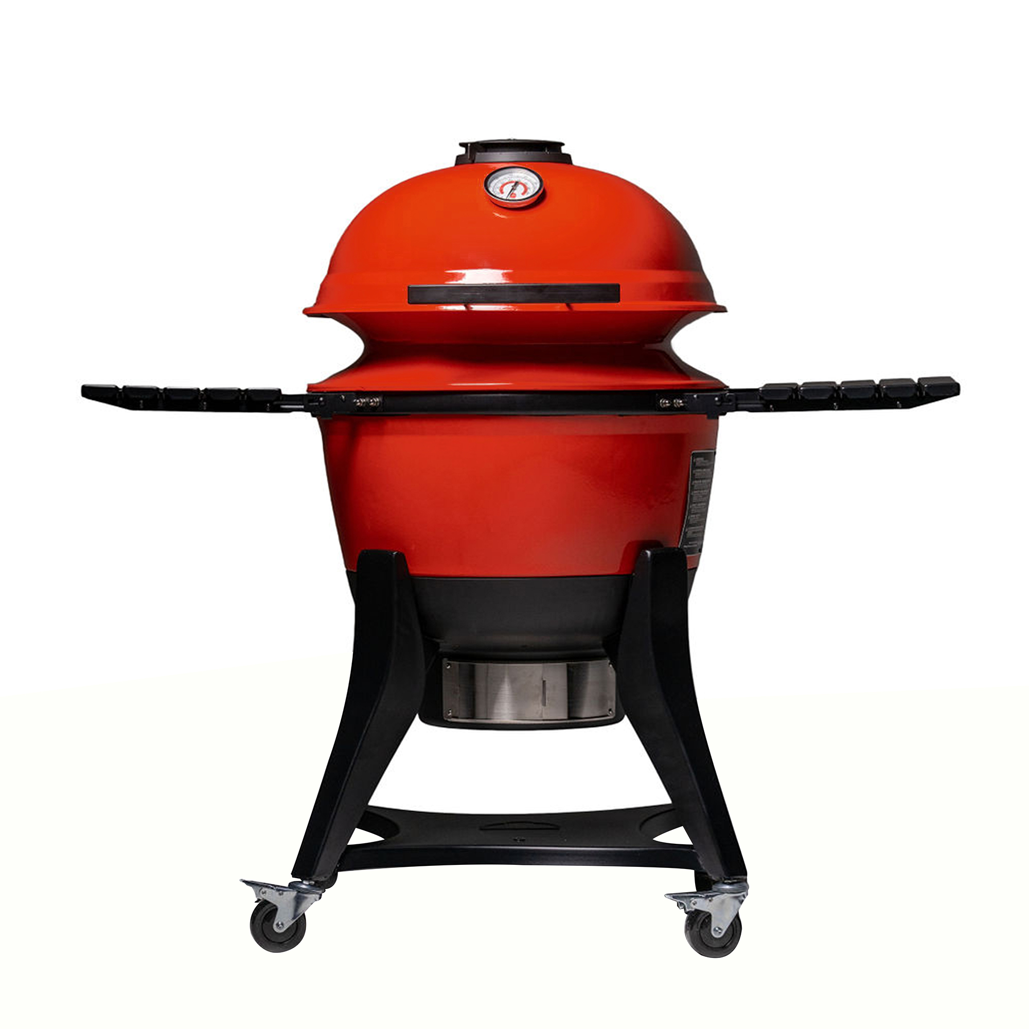 Kamado Joe Kettle Joe 22 in. Charcoal Grill in Red with Hinged Lid, Cart, and Side Shelves - image 1 of 12