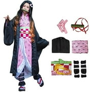 Kamado Nezuko Cosplay Costume Anime Kimono Tanjirou Shinobu Zenitsu Cosplay Halloween Tomioka Kanao Cosplay Outfits
