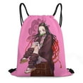 thumbnail image 1 of Kamado Nezuko Drawstring Backpacks Gym Athlete Bag Draw String Bags for Sports, Travel, Swimming, Beach, 1 of 8