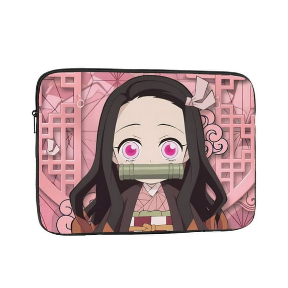 Kamado Nezuko Laptop Sleeve Case Shockproof Portable Laptop Inner Bag Protective Notebook Case 10 Inch