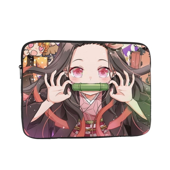 Kamado Nezuko Laptop Sleeve Case Shockproof Portable Laptop Inner Bag Protective Notebook Case 10 Inch
