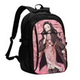 thumbnail image 1 of Kamado Nezuko Travel Backpack With Usb Charging Port Multifunctional Knapsack Computer Bag Large Capacity Backpack Daypack, 1 of 7