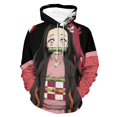 thumbnail image 1 of Kamado Nezuko Unisex Adult Hoodie Casual Hooded Sweatshirt Pullover Novelty 3D Printed Sweater Jacket 2XL, 1 of 8