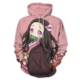 thumbnail image 1 of Kamado Nezuko Unisex Sweatshirts Loose Pullover Sweater Hooded Hoodie 3D Printing Jacket Winter Fall Clothes 2XL, 1 of 7