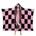 thumbnail image 1 of Kamado Nezuko Wearable Blanket Cloak Arctic Velvet Hooded Blanket Soft Fuzzy Hoodie Blanket Cape for Adults Kids 60"x80", 1 of 8