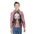 thumbnail image 1 of Kamado Nezuko Youth Hoodies Boys Girls 3D Printed Sweatshirt Fall Winter Clothes Long Sleeves Pullover Sweater S, 1 of 6