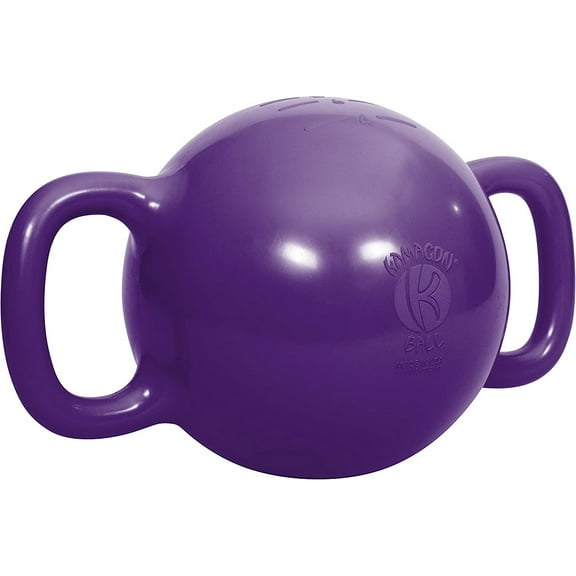 Kamagon Exercise Ball, Purple 9-Inch with workout DVD