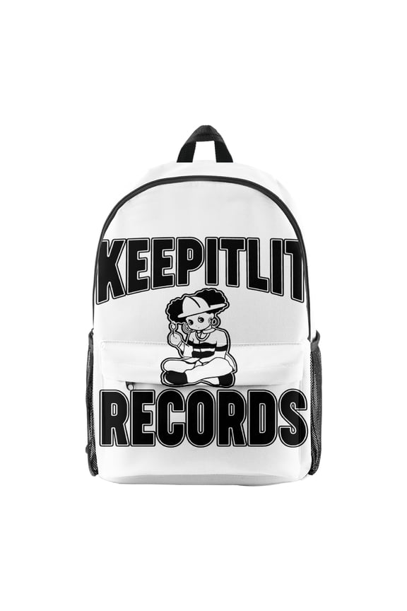 Kamaiyah Keep It Lit Records Backpack Fashion Travel Bag Hip Hop Daypack Casual Bag