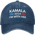 Kamala 2024 Hat I'm with Her for Men Women Kamala Harris Hat Funny