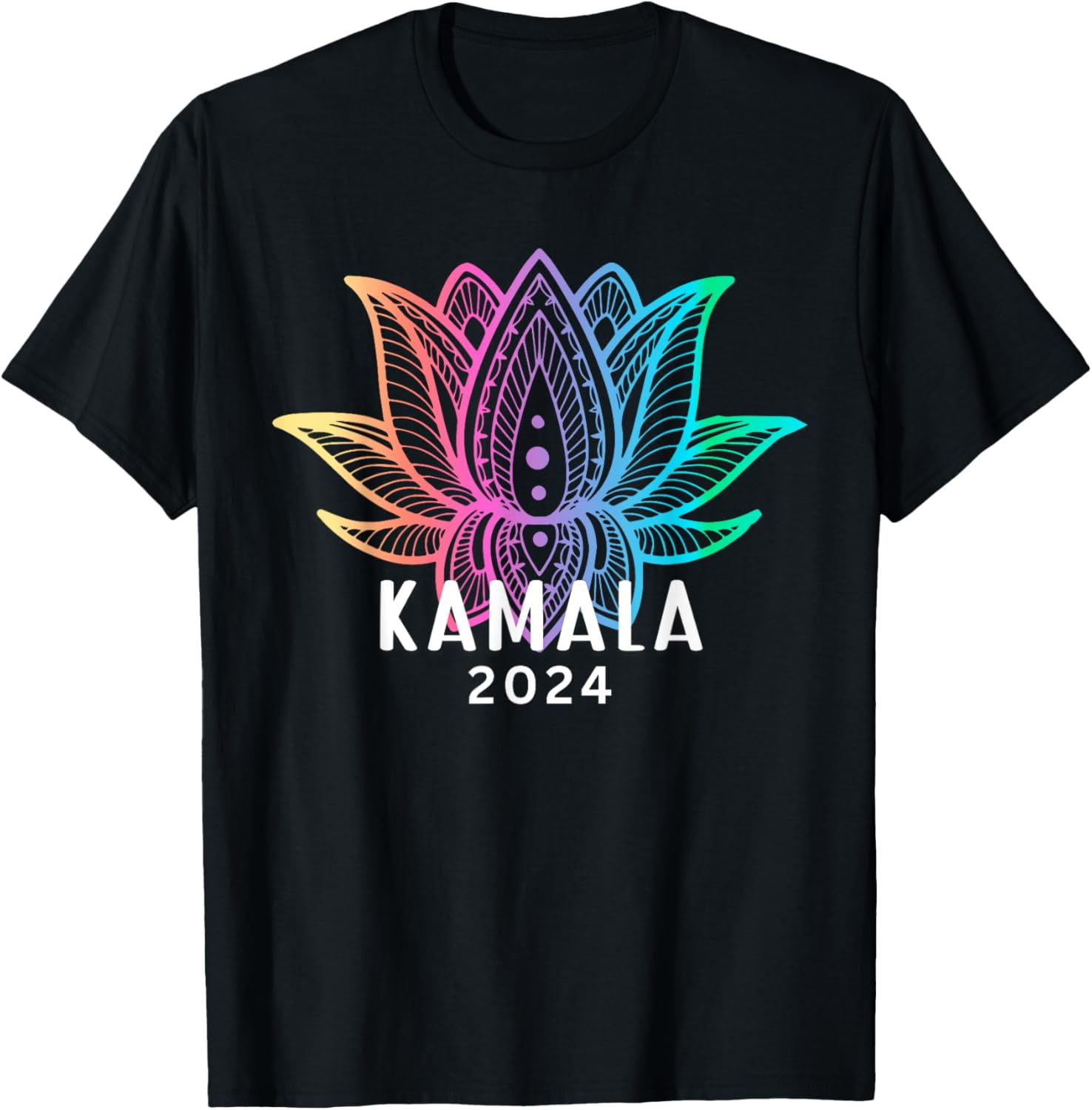 Kamala 2024 Lotus Flower Presidential Campaign Design TShirt