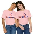 Kamala 2024 Red, White, and Blue Bold Text with Stars TShirt