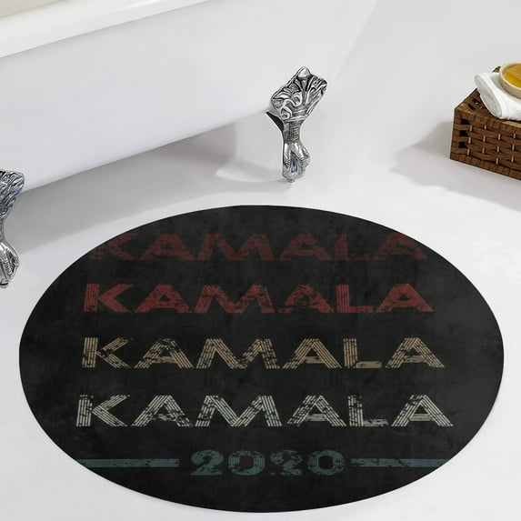 Kamala Harris 2020 Vintage Style Round Carpet Circle Rug Outdoor Patio Area Rug Washable Large Area Rugs Hallway Room Decor Fitness Mats