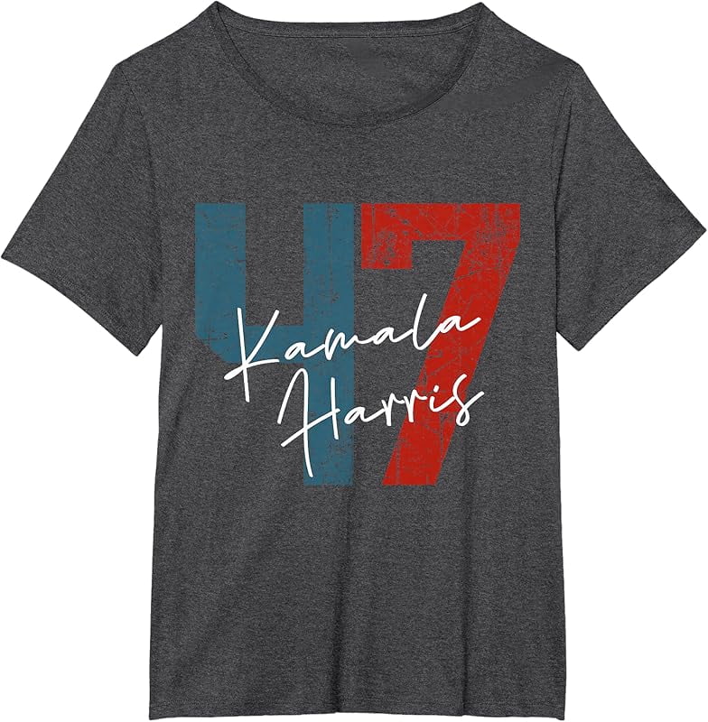 Kamala Harris 2024 47th President Save Democracy US Flag TShirt