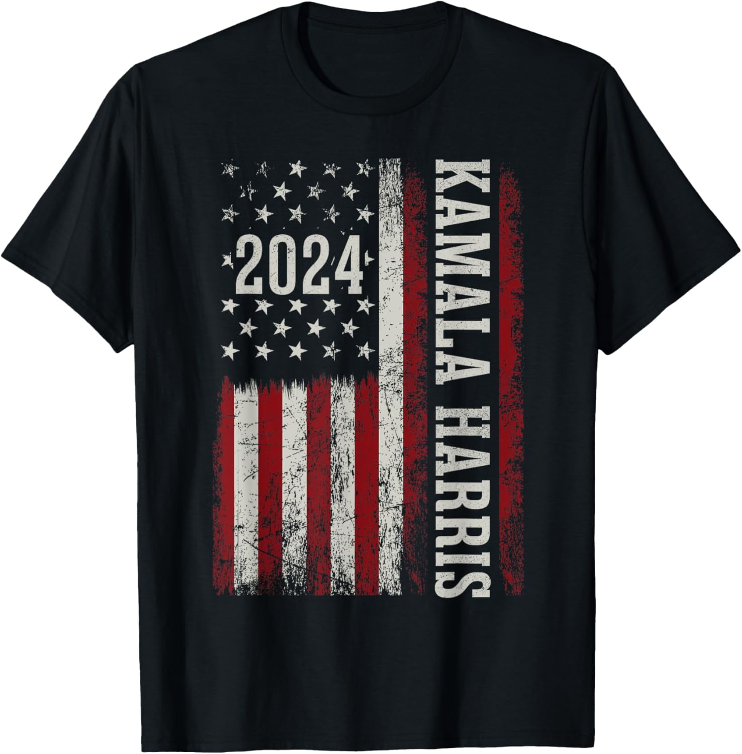 Kamala Harris 2024 American Flag Kamaka Supporter TShirt
