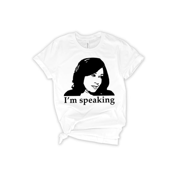 Kamala Harris 2024 Election "I'm Speaking" Graphic Tee - Unisex Political T-Shirt - MVP Kamala Gift - USA Made