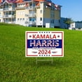 Kamala Harris 2024 Election Yard Sign Support Democratic Campaign