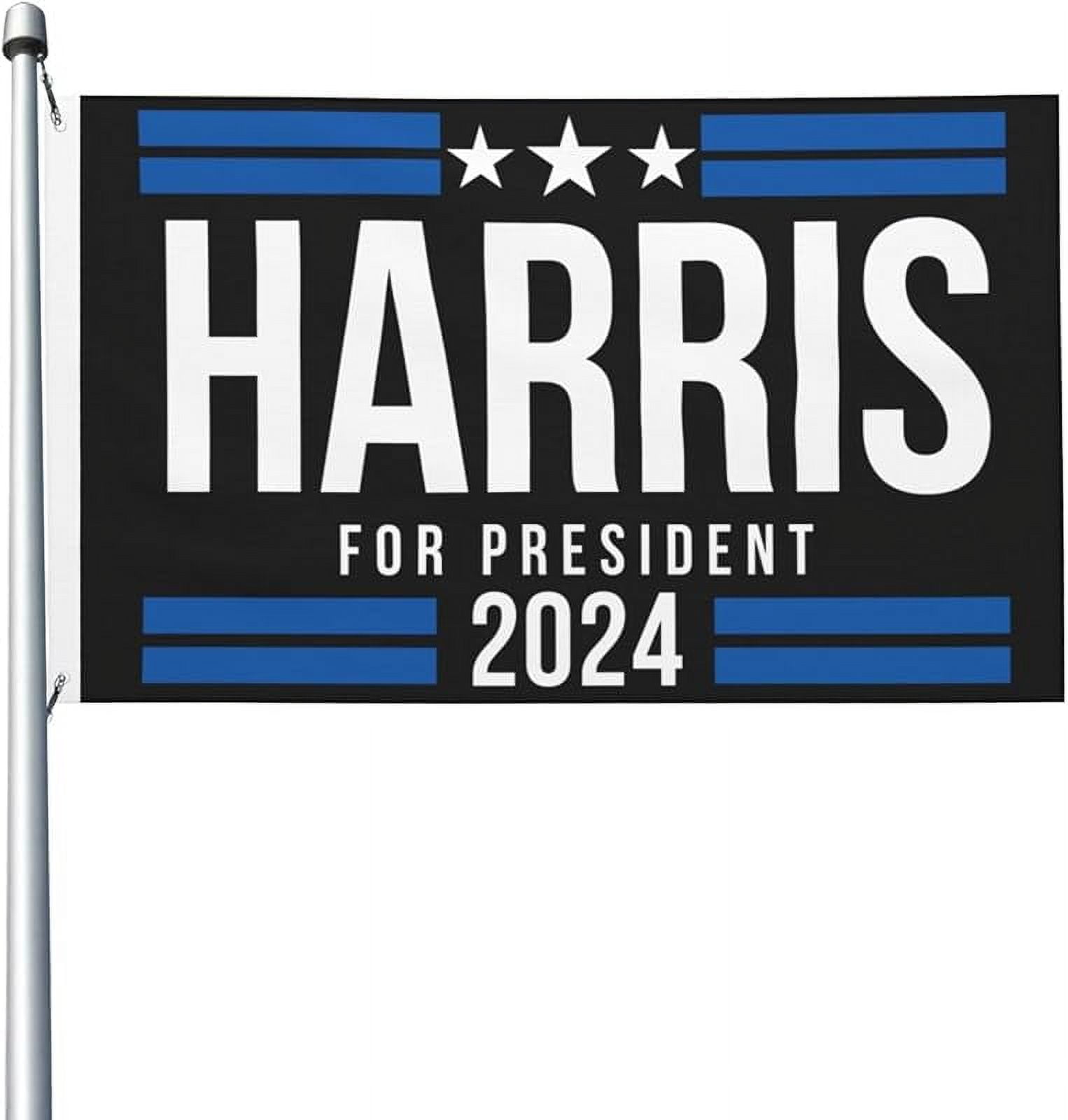 Kamala Harris 2024 Flag 3x5 Double Sided Kamala Harris Yard Sign Vote