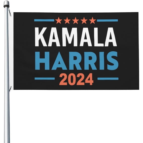 Kamala Harris 2024 For President Campaign 3x5 Ft Colorful Double Sided Polyester Indoor And Outdoor Uv Fade Resistant Flag