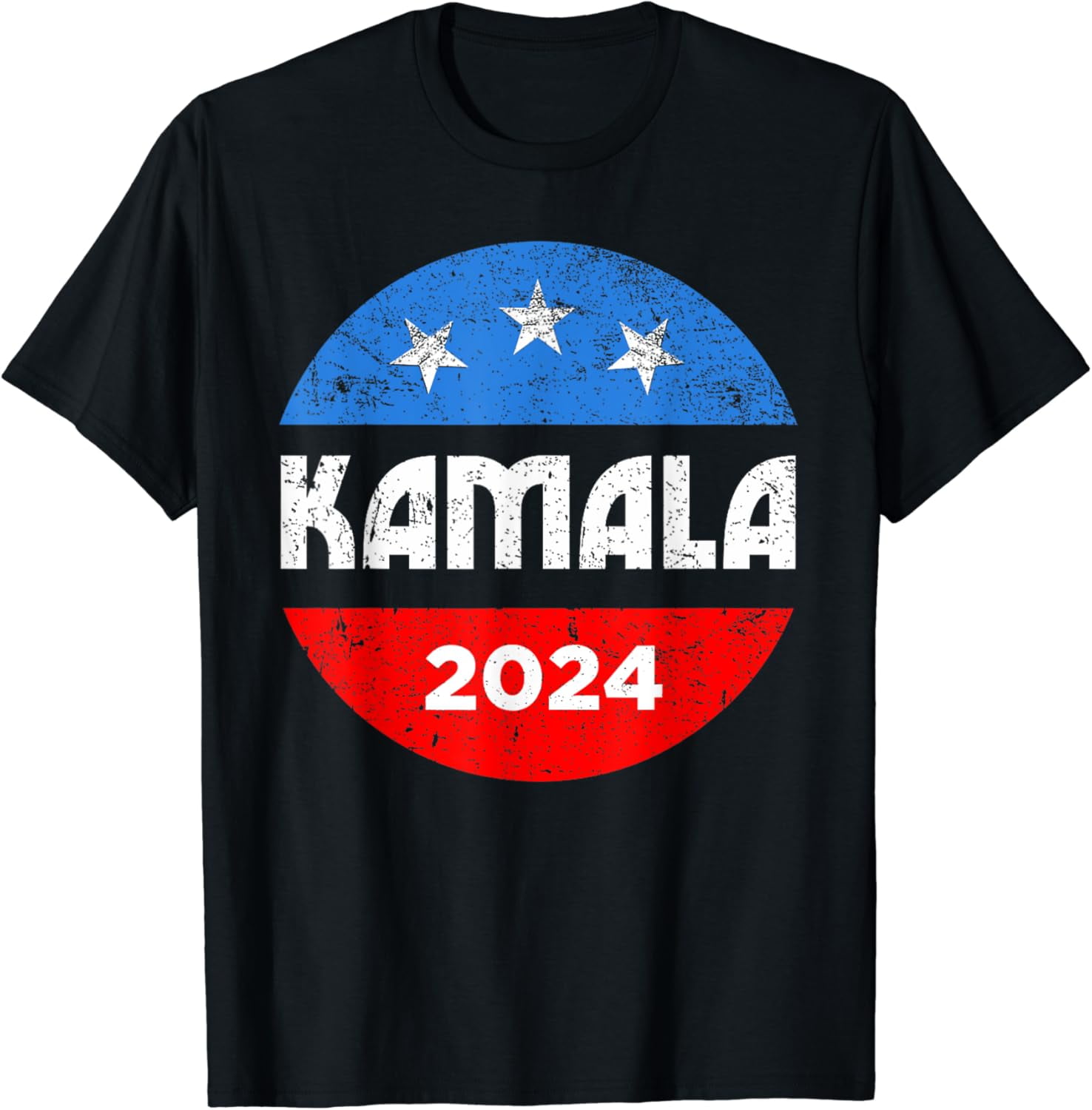 Kamala Harris 2025 For President Retro Button Election TShirt