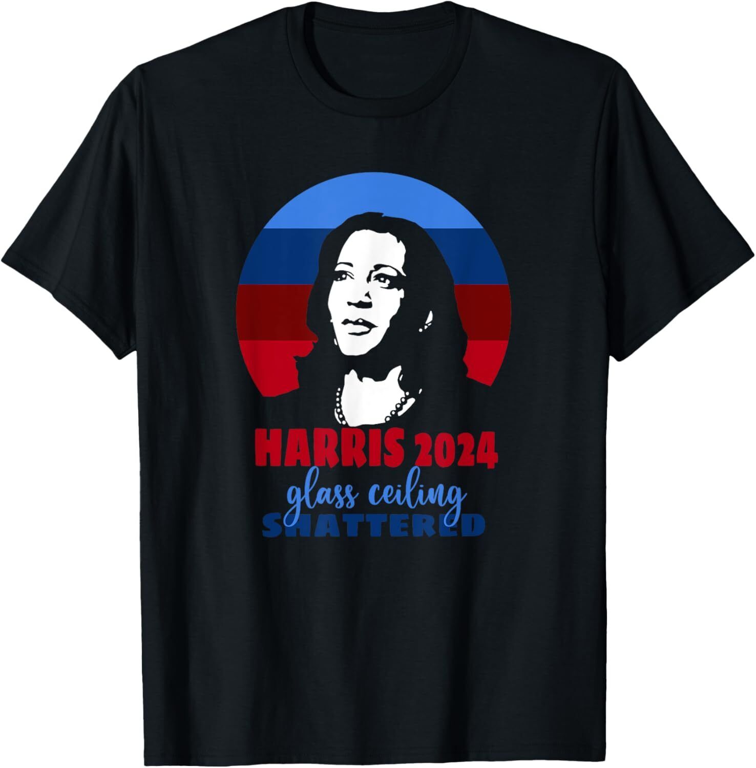 Kamala Harris 2024 Harris for President Glass Ceiling Shatte TShirt