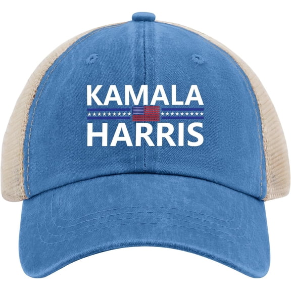 Kamala Harris 2024 Hat Trucker Hat Men Vintage Mesh Hats for Summer