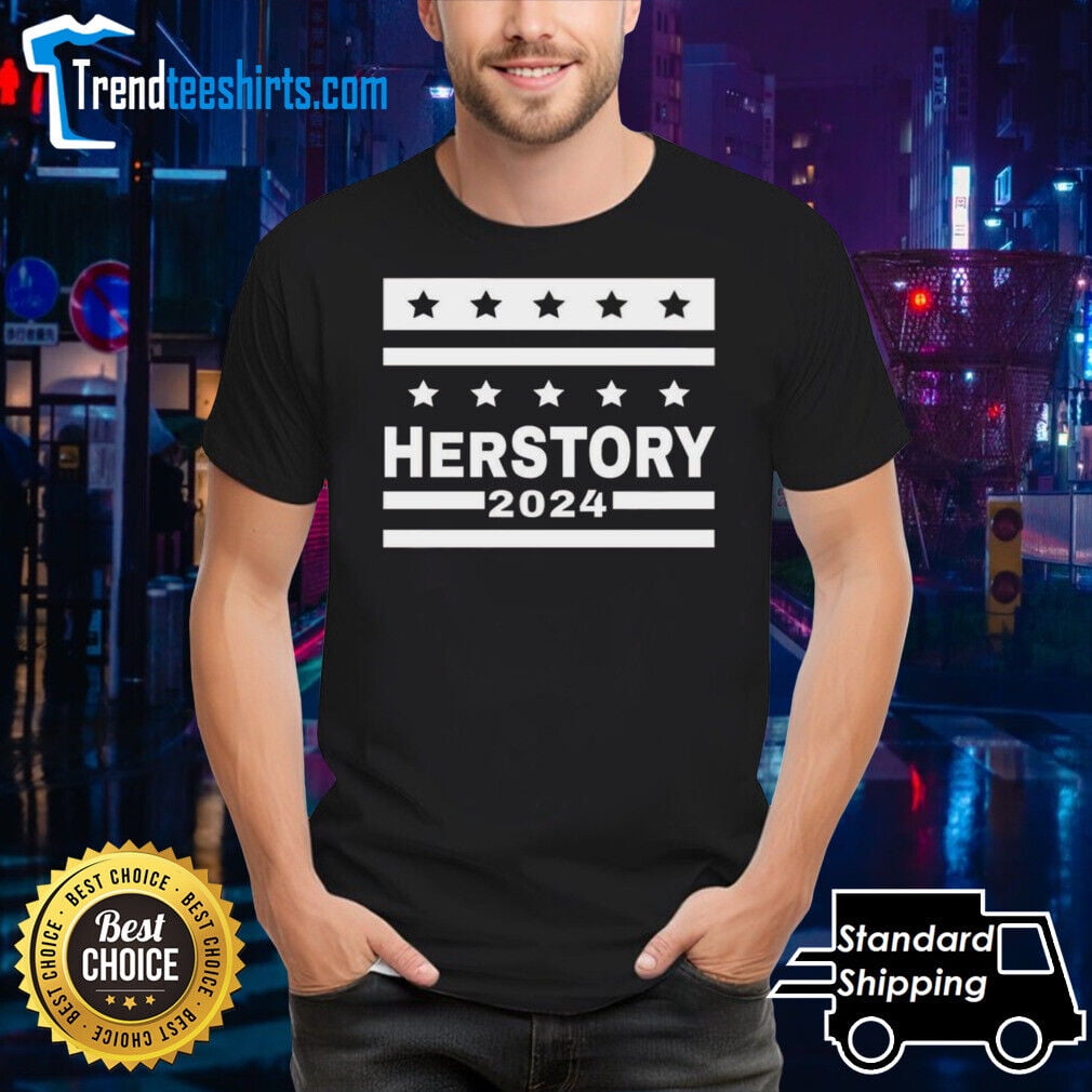 Kamala Harris 2024 Herstory Harris For President Tshirt