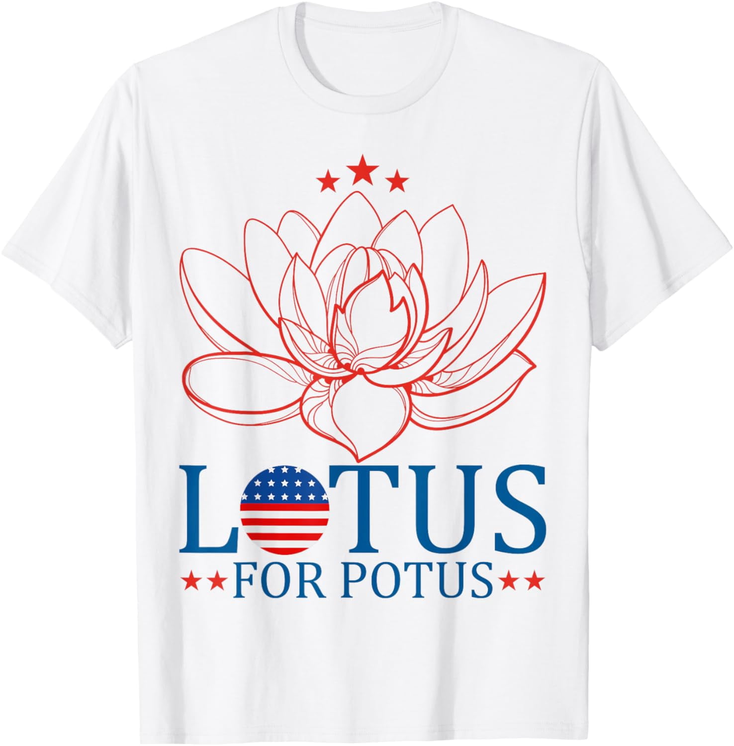 Kamala Harris 2024 Lotus for Potus President Trend Election TShirt