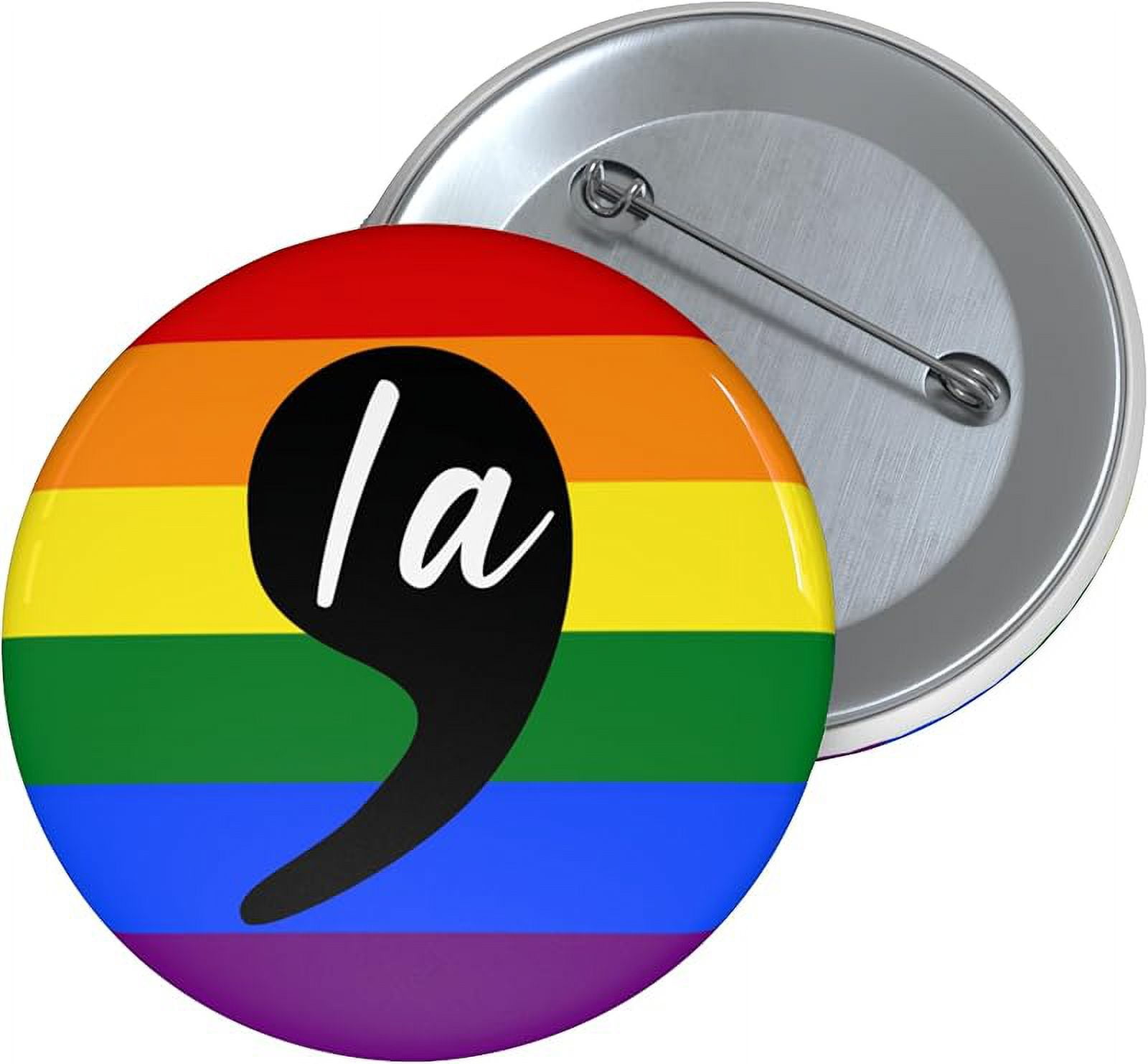 Kamala Harris 2024 Pin, Comma La LGBT Button, Kamala Harris for ...
