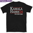 Kamala Harris 2024 President Election Kamala Yes She Can Tshirt