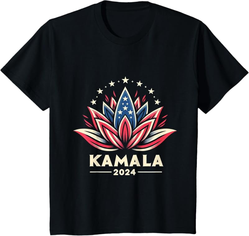 Kamala Harris 2024 Presidential Campaign American Lotus TShirt