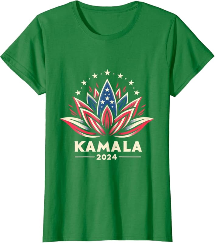 Kamala Harris 2024 Presidential Campaign American Lotus TShirt