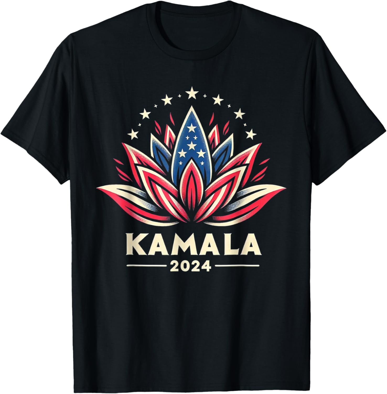 KamalaHarris 2024 Presidential Campaign American Lotus TShirt