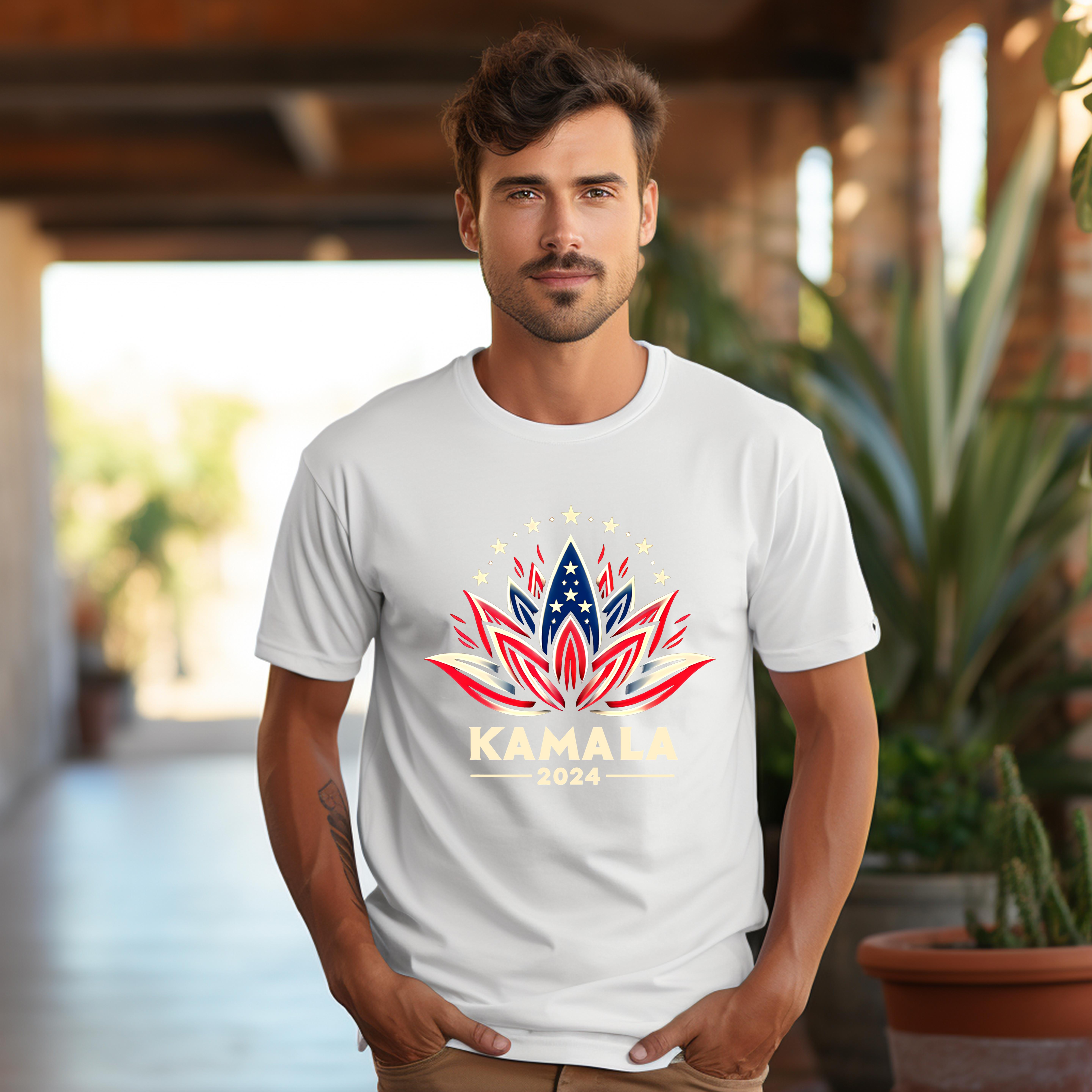 Kamala Harris 2024 Presidential Campaign American Lotus UNISEX Tshirt